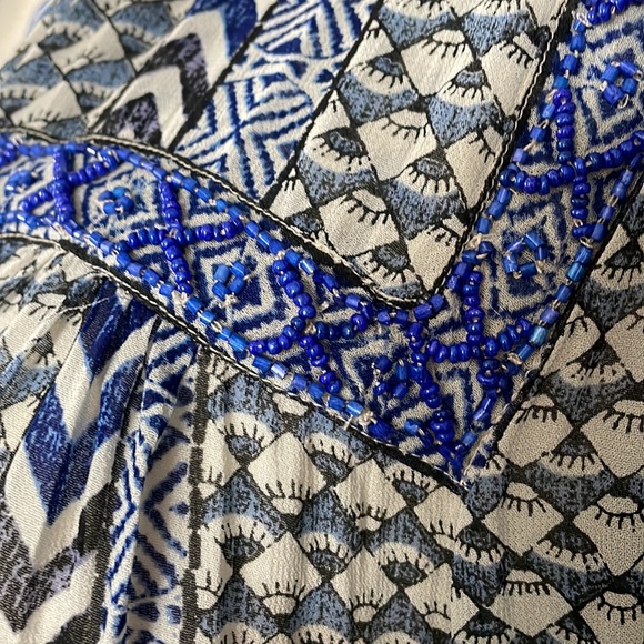LUCKY BRAND beaded boho top - Picture 3 of 5